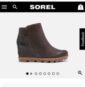 New Joan of Arctic Wedge II zip boot 8.5